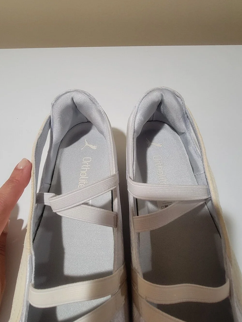 Puma Speedcat Silver Mist Ballet Slip-On Sneakers Size 8 READ DESCRIPTION